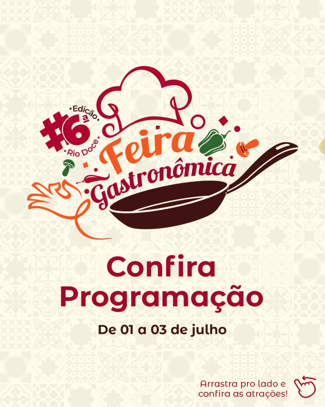 Feira Gastronômica está de volta e movimenta Rio Doce